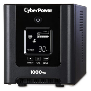 CyberPower OR1000PFCLCD Mini-Tower UPS, UL Rated, Energy Star certified, 8x NEMA 5-15R